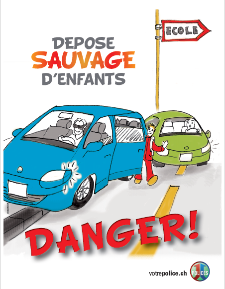 Campagne - A l'école sans voiture, c'est plus sûr ! Campagne - A l'école sans voiture, c'est plus sûr !