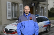 Morges, 3 février 2017, Martin De Muralt, cdt de la police communale, ici devant le poste de police. (24heures/Philippe Maeder) Morges, 3 février 2017, Martin De Muralt, cdt de la police communale, ici devant le poste de police. (24heures/Philippe Maeder)