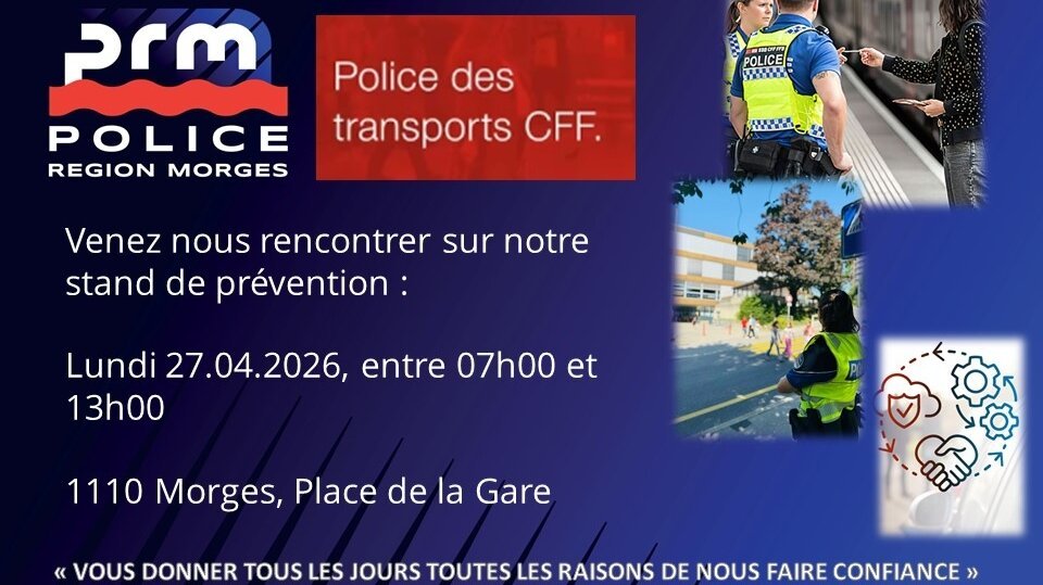 Stand prévention - PRM - CFF